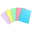 Silvine Twin Wire Polyprop Notebook A6 105x148mm 160 Pages Assorted Colours 10 Pack